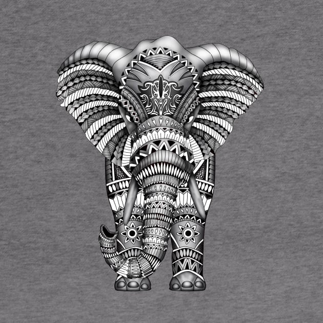 elephant with aztec pattern by Dezigner007